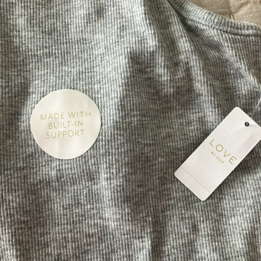 Gap Factory Ribbed Racerback Support Tank - Picture 2 of 5